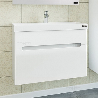 Тумба с умывальником Санта Лондон 224003л 70 см подвесная