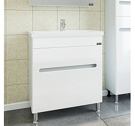 Тумба с умывальником Санта Лондон 224006л 70 см напольная