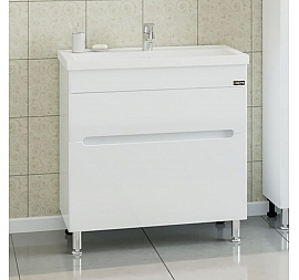 Тумба с умывальником Санта Лондон 224007л 80 см напольная