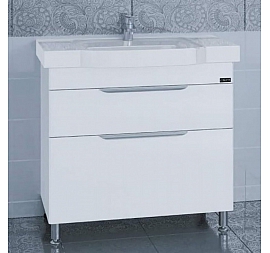 Тумба с умывальником Санта Марсель 90 см напольная