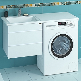 Тумба с умывальником Санта Сатурн-56 227003 120 см