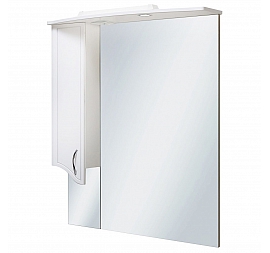 Шкаф зеркальный Runo Севилья 85 см левый