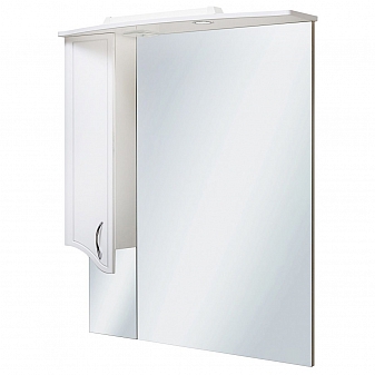 Шкаф зеркальный Runo Севилья 85 см левый