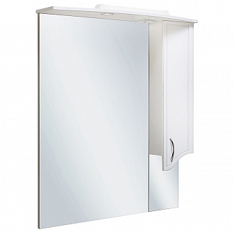 Шкаф зеркальный Runo Севилья 85 см правый