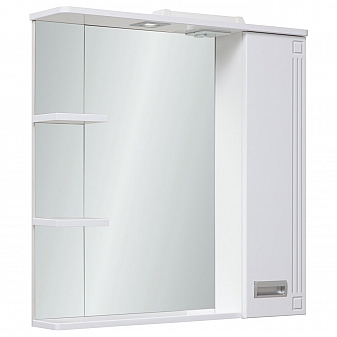 Шкаф зеркальный Runo Карат 75 см