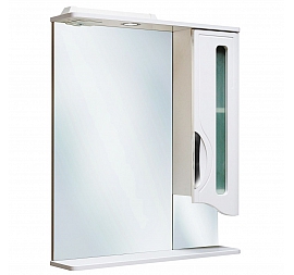 Шкаф зеркальный Runo Толедо 65 см
