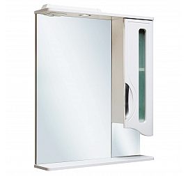 Шкаф зеркальный Runo Толедо 75 см