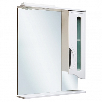 Шкаф зеркальный Runo Толедо 75 см