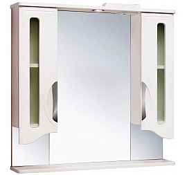 Шкаф зеркальный Runo Толедо 85 см