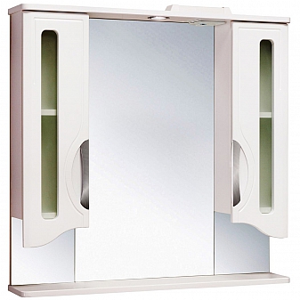 Шкаф зеркальный Runo Толедо 85 см