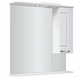 Шкаф зеркальный Runo Леон 75 см