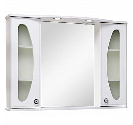 Шкаф зеркальный Runo Линда Люкс 105 см