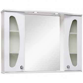 Шкаф зеркальный Runo Линда Люкс 105 см