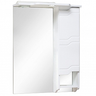 Шкаф зеркальный Runo Стиль 60 см