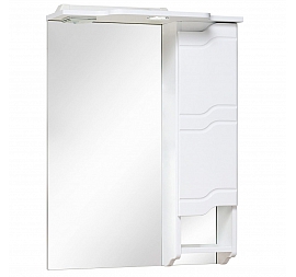 Шкаф зеркальный Runo Стиль 75 см