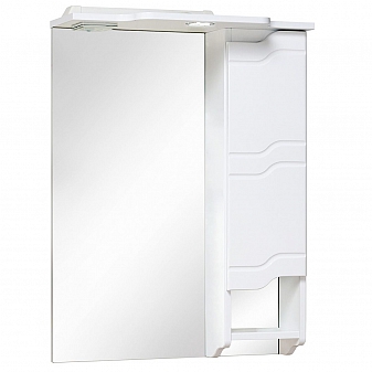 Шкаф зеркальный Runo Стиль 75 см