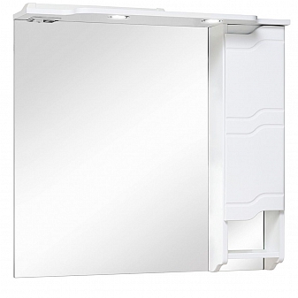 Шкаф зеркальный Runo Стиль 85 см