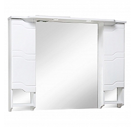 Шкаф зеркальный Runo Стиль 105 см