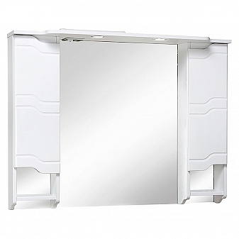 Шкаф зеркальный Runo Стиль 105 см