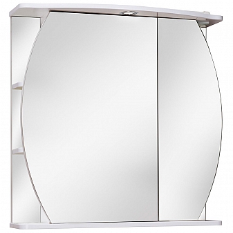 Шкаф зеркальный Runo Стандарт Ринг 75 см