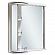 Шкаф зеркальный Runo Стандарт Секрет 75 см