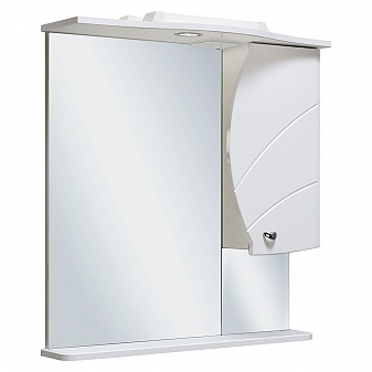 Шкаф зеркальный Runo Стандарт Глория 70 см