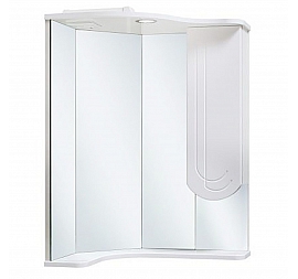 Шкаф зеркальный Runo Стандарт Бис 40 см угловой