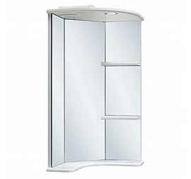 Шкаф зеркальный Runo Стандарт Браво 40 см угловой