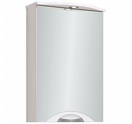 Шкаф зеркальный Runo Стандарт Ибица 50 см