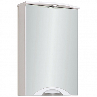 Шкаф зеркальный Runo Стандарт Ибица 50 см