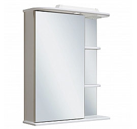 Шкаф зеркальный Runo Стандарт Магнолия 60 см