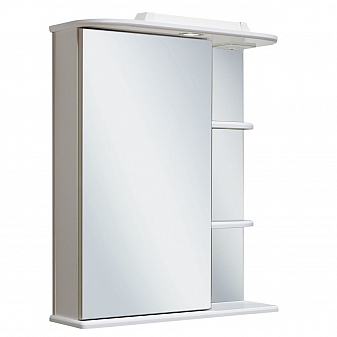 Шкаф зеркальный Runo Стандарт Магнолия 60 см