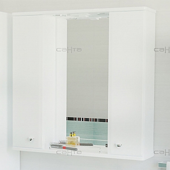 Шкаф зеркальный Санта Альтаир 80 см