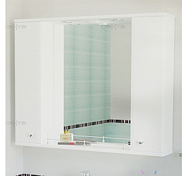 Шкаф зеркальный Санта Альтаир 100 см