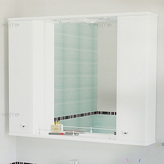 Шкаф зеркальный Санта Альтаир 100 см