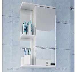 Шкаф зеркальный Санта Стандарт Ника 101081 40 см правый