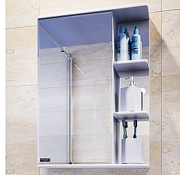 Шкаф зеркальный Санта Стандарт Ника 101084 50 см левый