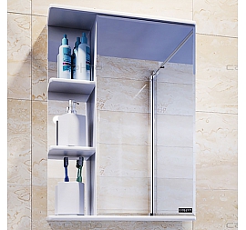 Шкаф зеркальный Санта Стандарт Ника 101085 50 см правый