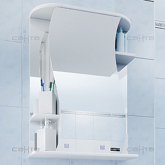 Шкаф зеркальный Санта Стандарт Лира 101052 55 см