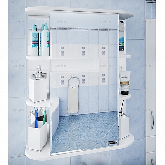 Шкаф зеркальный Санта Стандарт Герда 101041 60 см