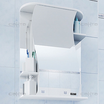 Шкаф зеркальный Санта Стандарт Лира 101064 60 см