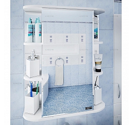 Шкаф зеркальный Санта Стандарт Герда 101044 65 см