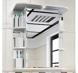 Шкаф зеркальный Санта Стандарт Герда 101045 65 см с подсветкой