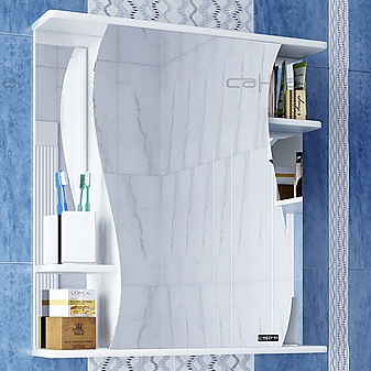 Шкаф зеркальный Санта Стандарт Лира 101067 65 см