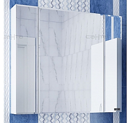 Шкаф зеркальный Санта Стандарт 113010 80 см