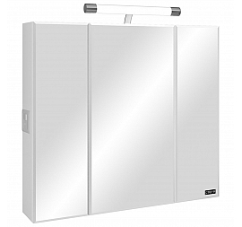 Шкаф зеркальный Санта Стандарт 113018 90 см с подсветкой