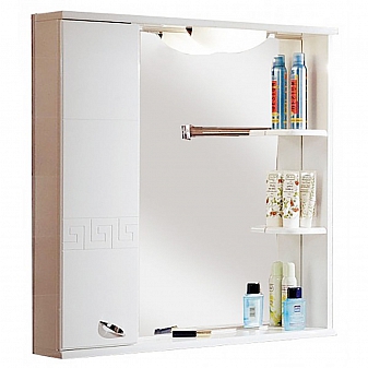 Шкаф зеркальный Акватон Аттика 1A003802AT01L 85 см левый