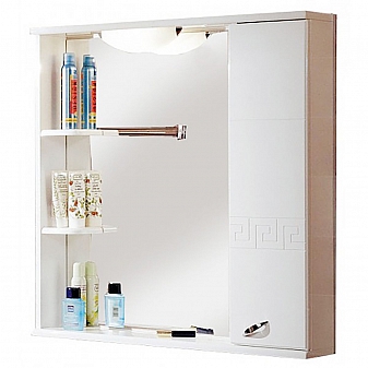 Шкаф зеркальный Акватон Аттика 1A003802AT01R 85 см правый