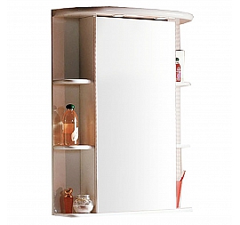 Шкаф зеркальный Акватон Кристалл 1A000102KS01L 65 см левый