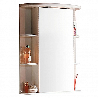 Шкаф зеркальный Акватон Кристалл 1A000102KS01L 65 см левый